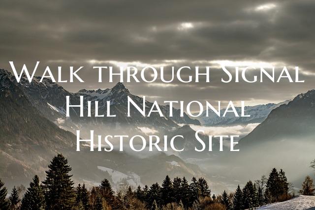 Walk through Signal Hill National Historic Site